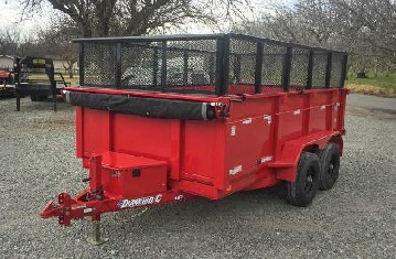 one of our dump trailers