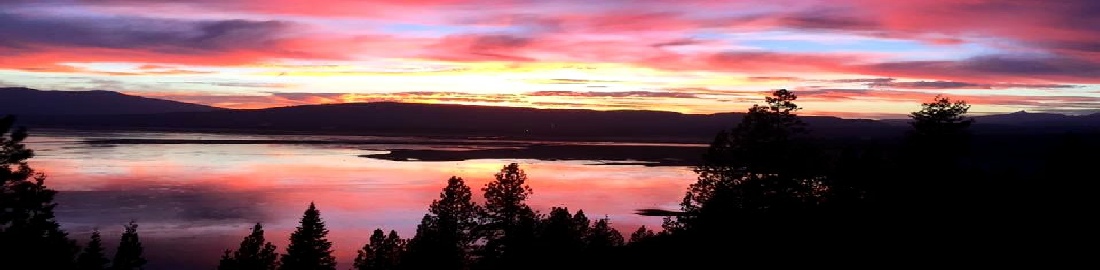  View of Lake Almanor from cat daddy Hauling and Moving services